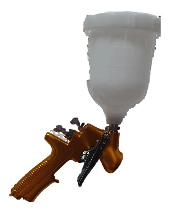 Pistolet à peinture à godet