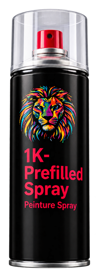 Aérosol Autocolor 1K Prefilled Spray avec le lion multicolore
