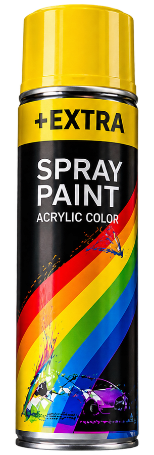 Aérosol +Extra Spray Paint jaune